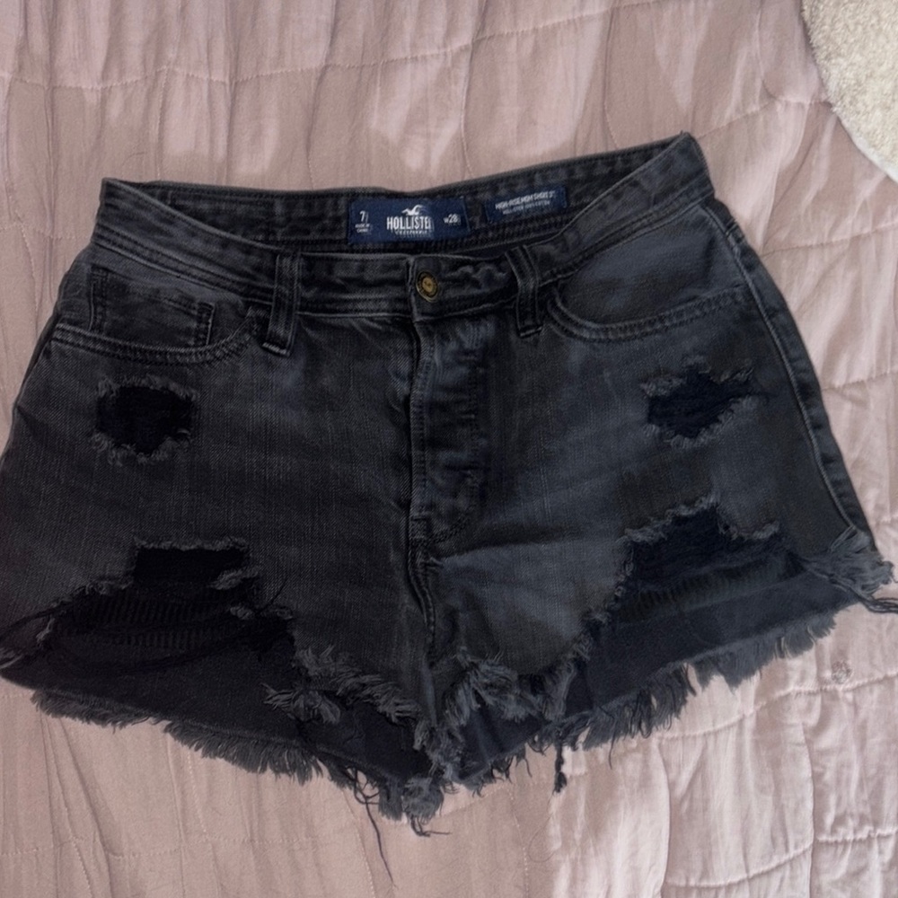 Hollister Black Jean Shorts for Women